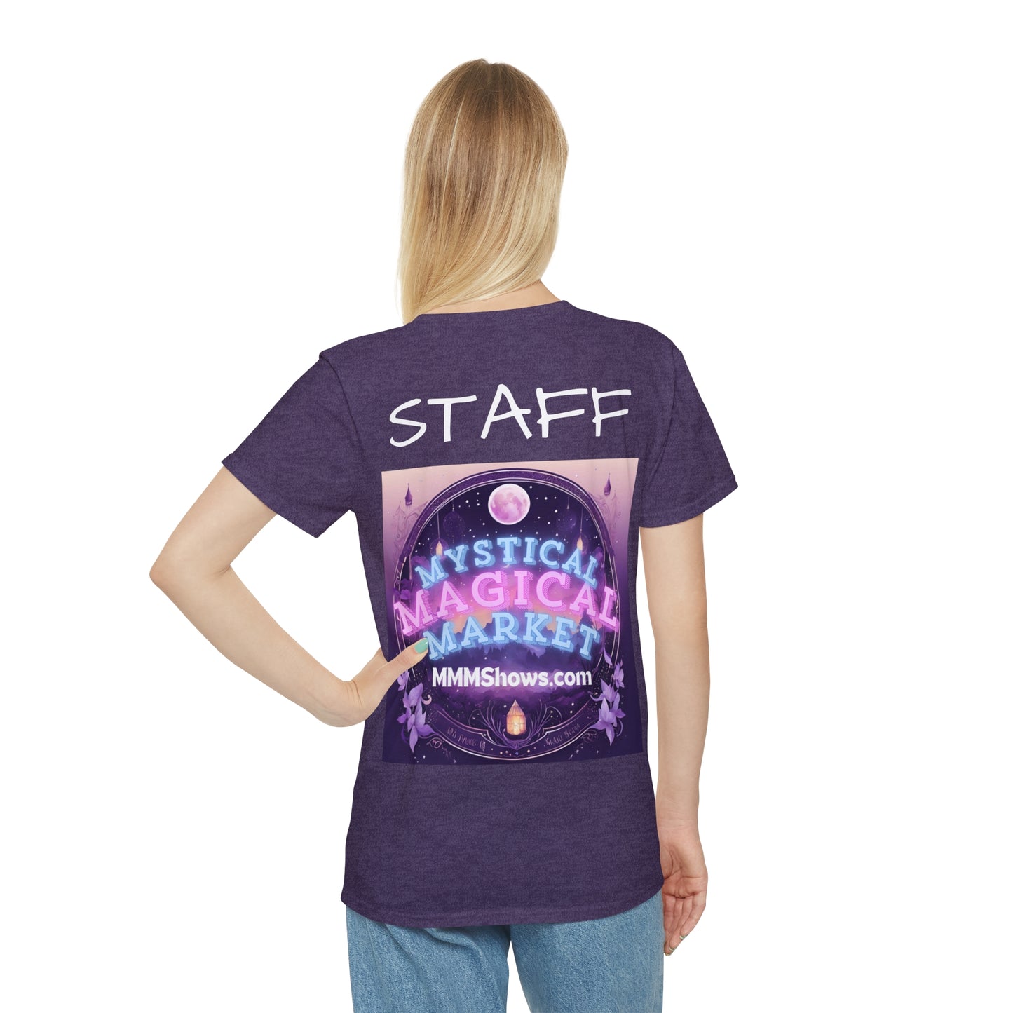 Mystical Magical Market Staff T-Shirt — Event Crew Tee with Logo