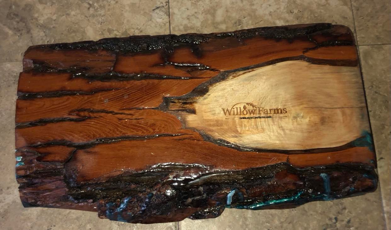 ****SOLD!!!!!!!! Large Beach Board Epoxy Art Charcuterie/Serving Board