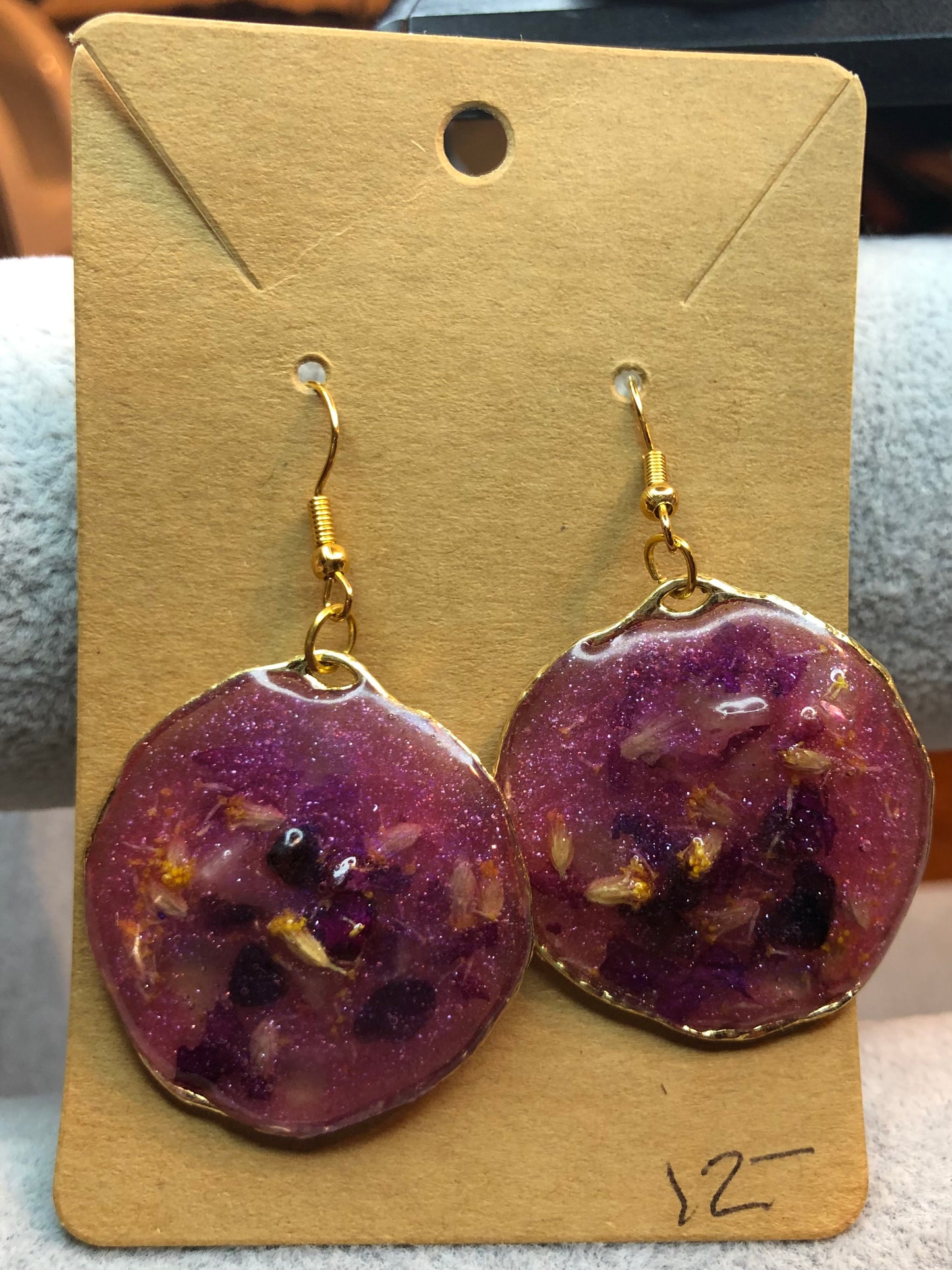 Garnet and Amethyst Earrings Jewelry