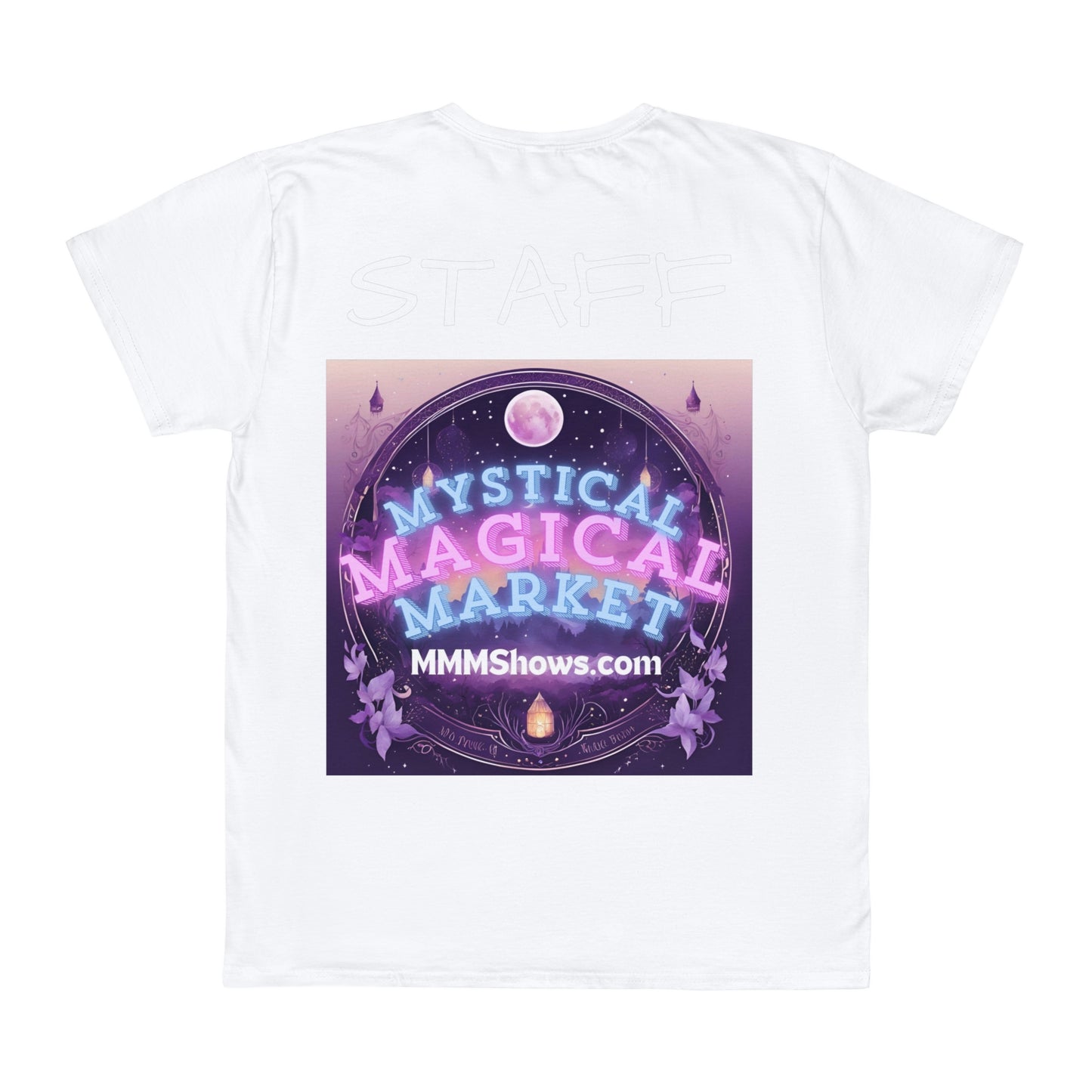 Mystical Magical Market Staff T-Shirt — Event Crew Tee with Logo