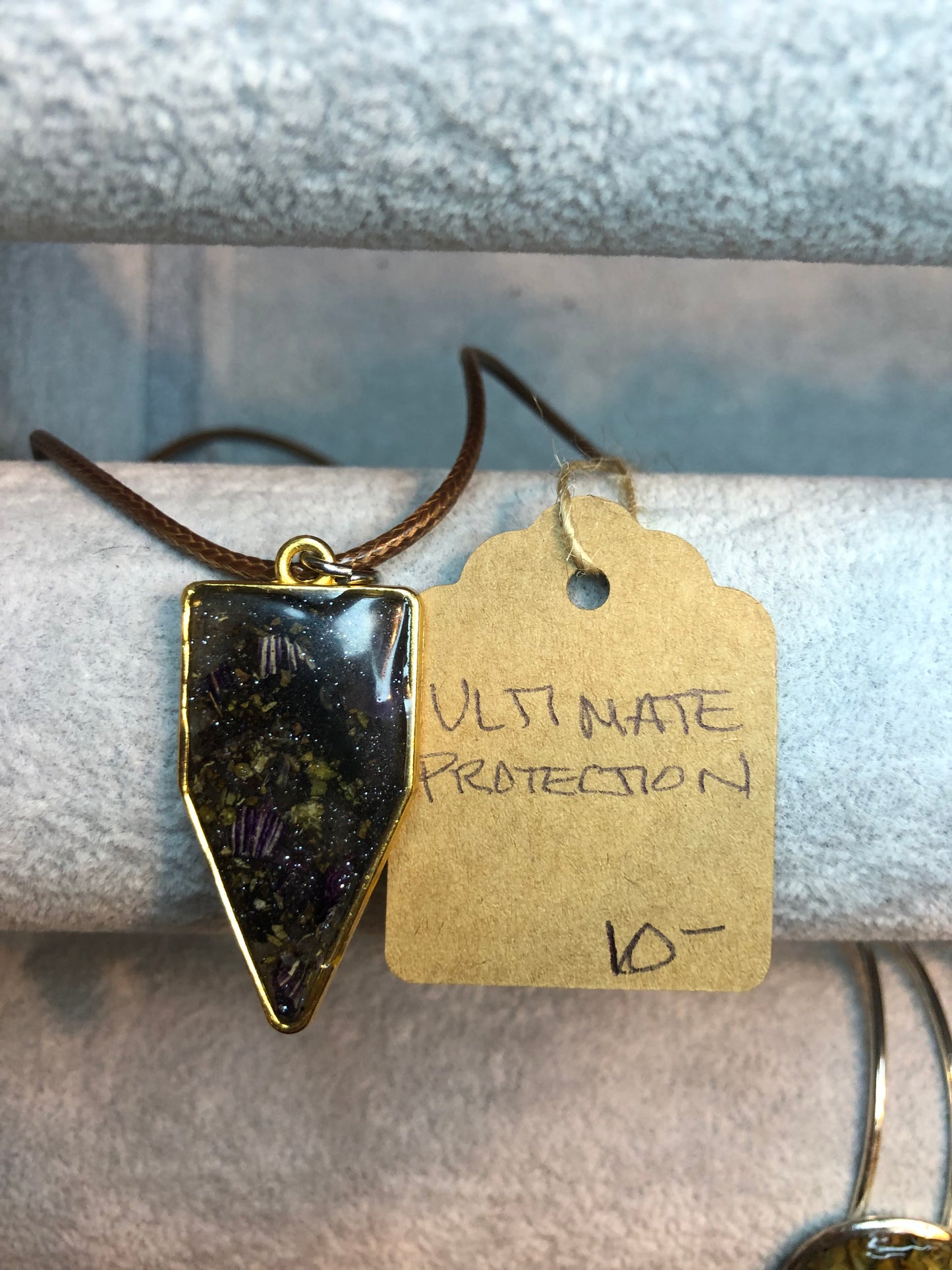 Amethyst and Black Obsidian Necklace Jewelry