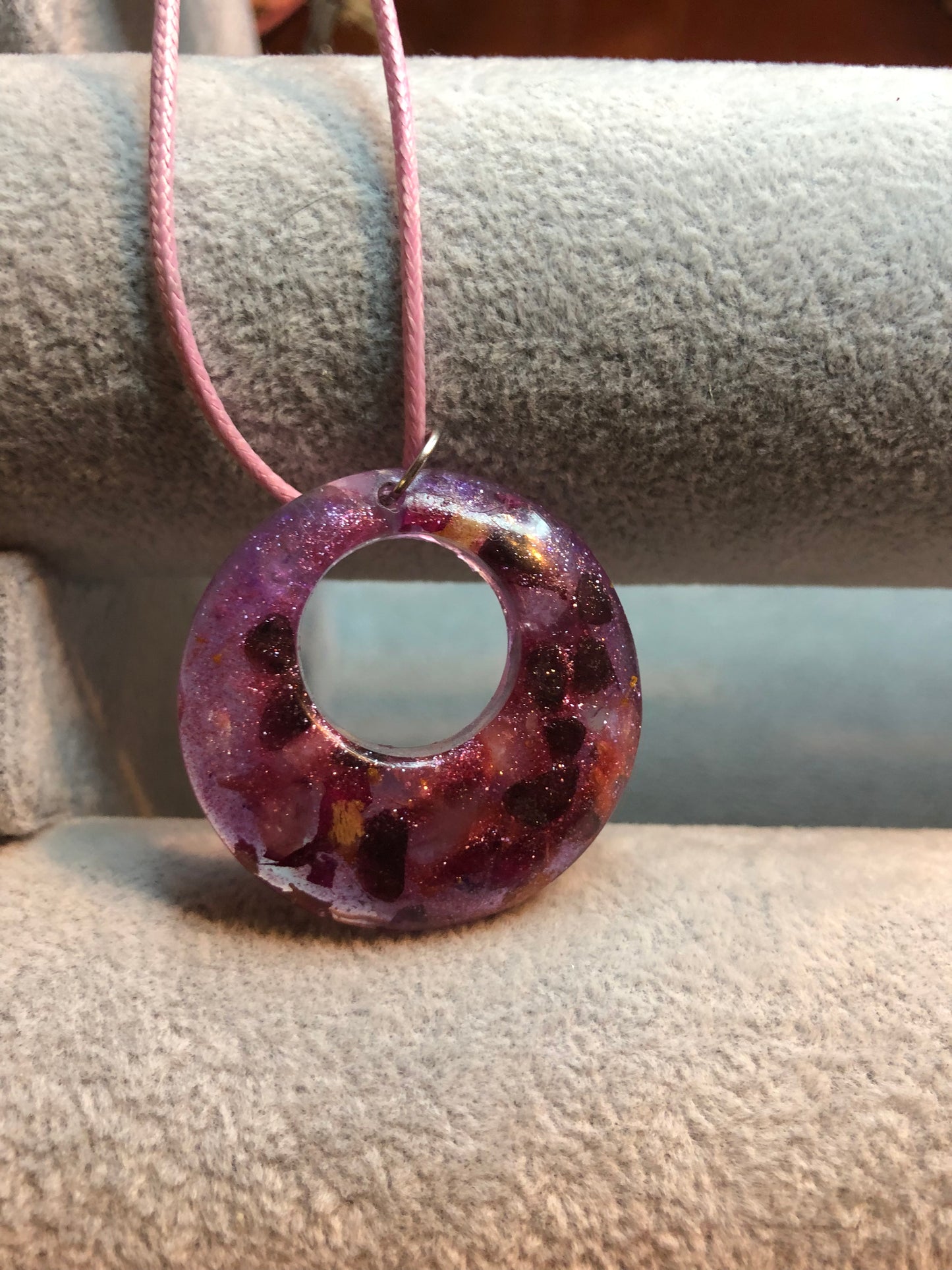 Amethyst and Lavender Necklace Jewelry