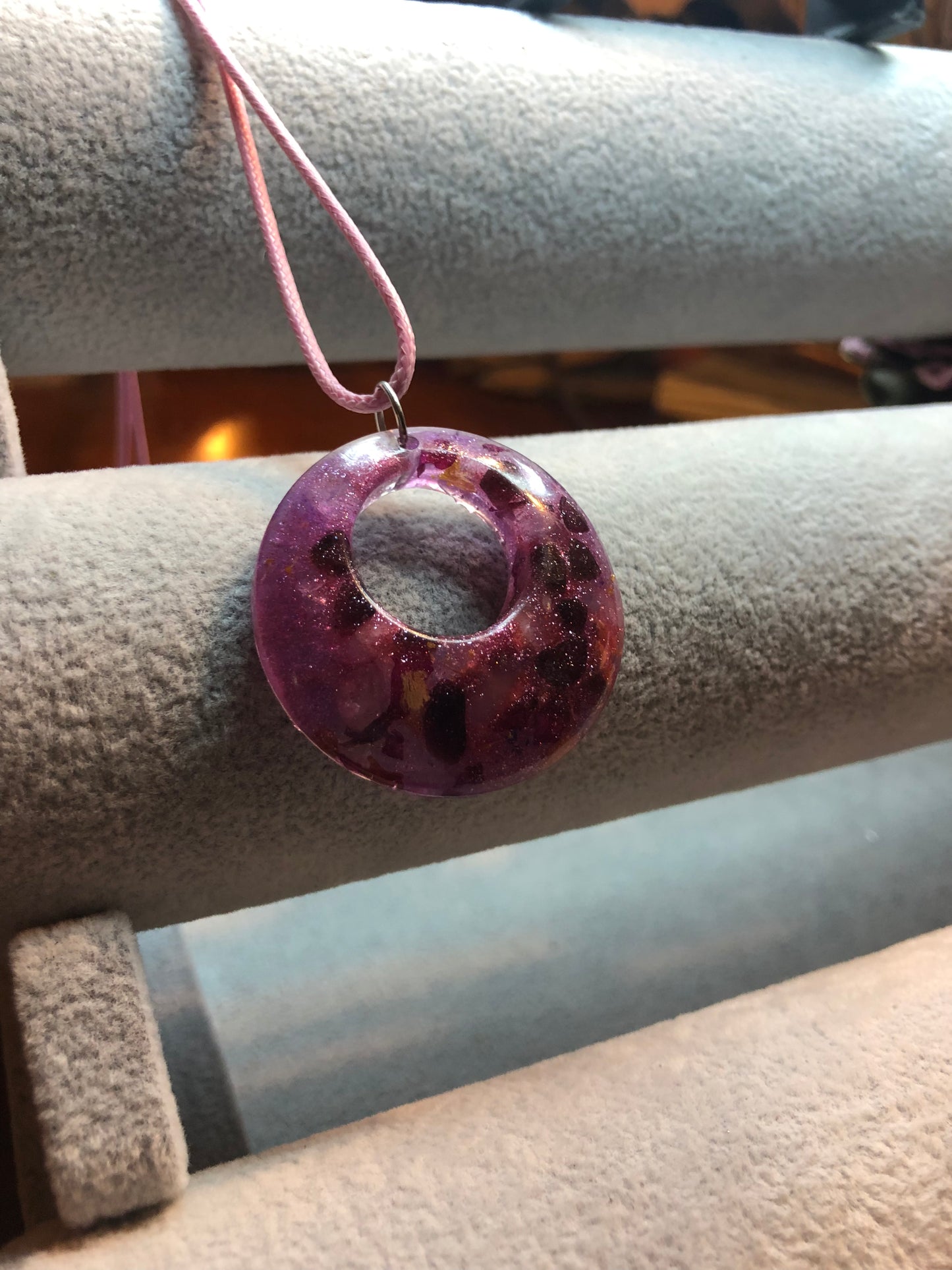 Amethyst and Lavender Necklace Jewelry