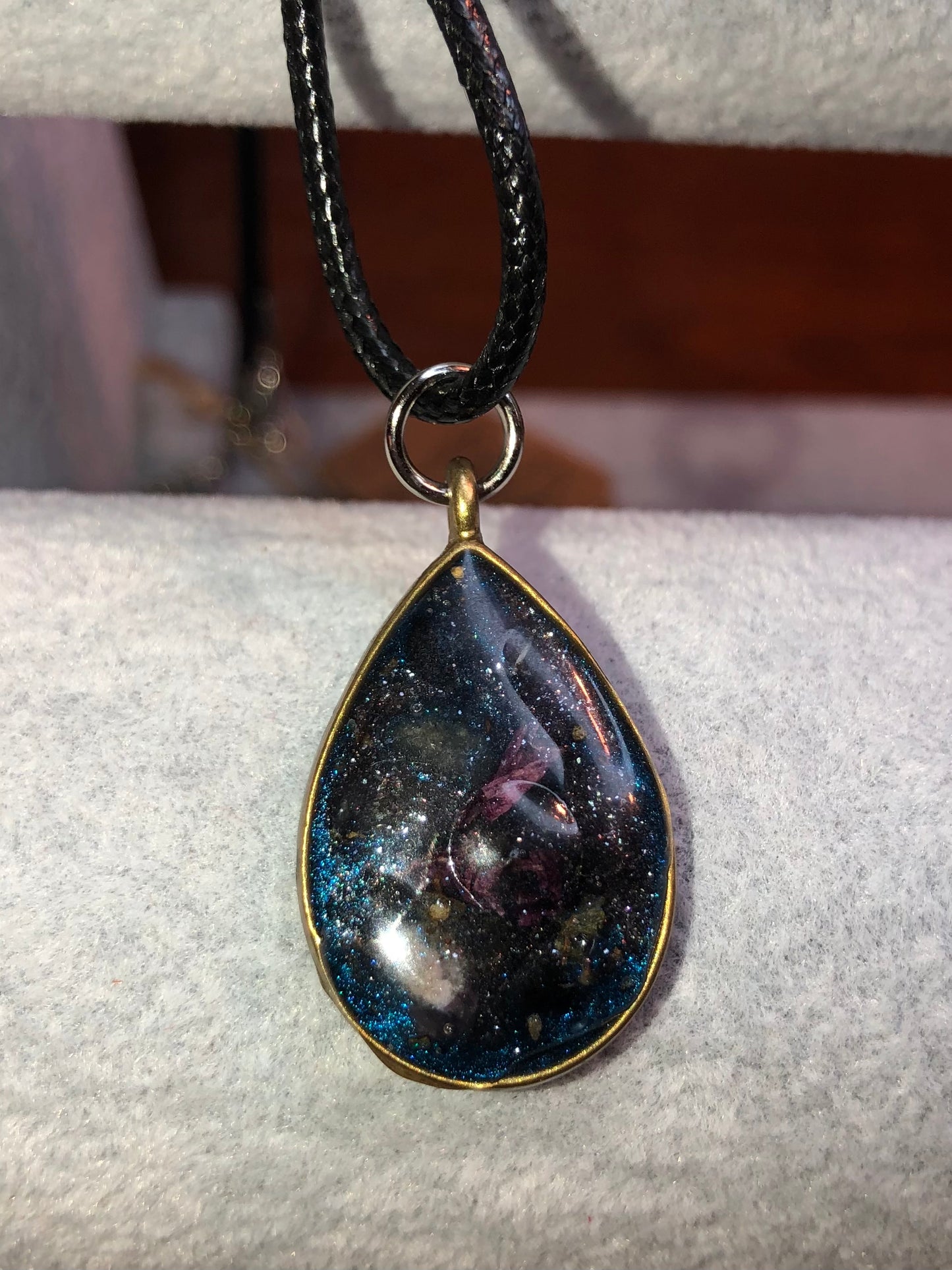 Amethyst and Black Obsidian Necklace Jewelry - Imperfect Doming