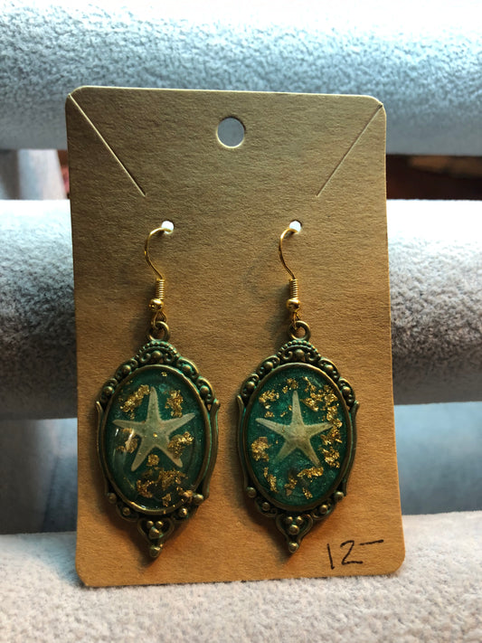 REAL Starfish Earrings Jewelry