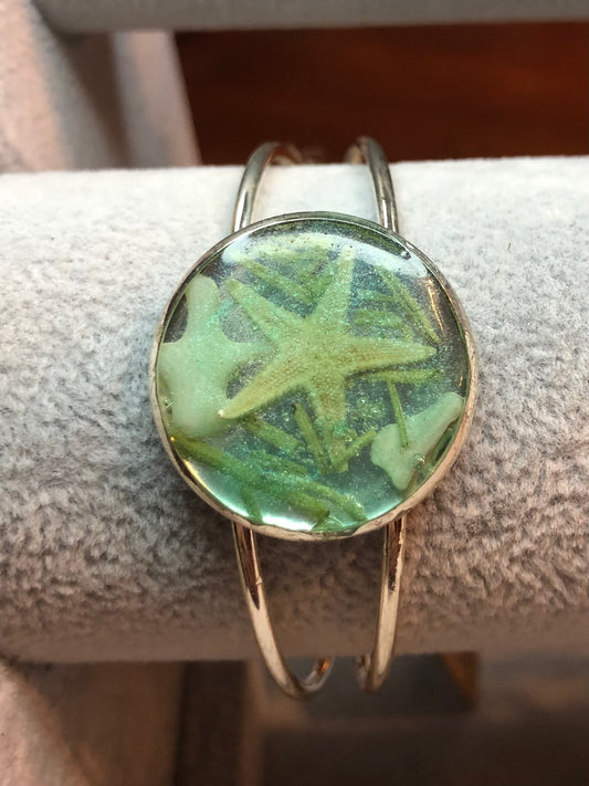 ***SOLD*** REAL Starfish and Coral Bracelet Jewelry