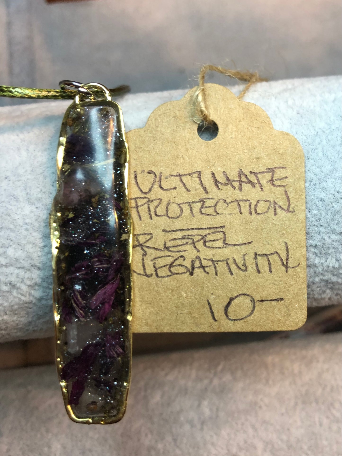 Amethyst and Black Obsidian Necklace Jewelry