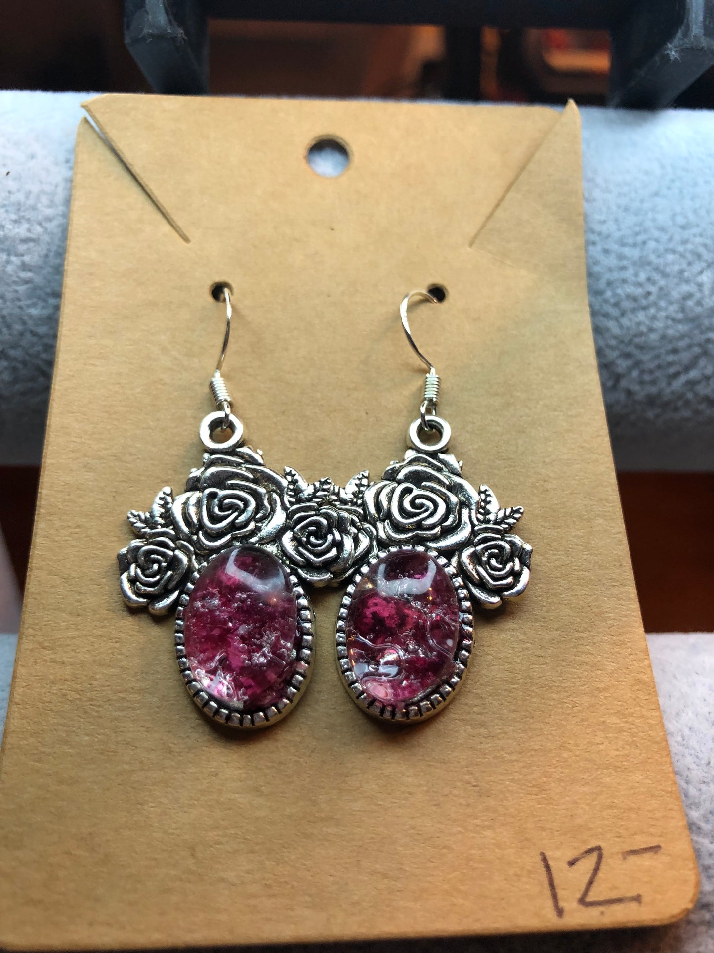 Rose Petal Earrings Jewelry