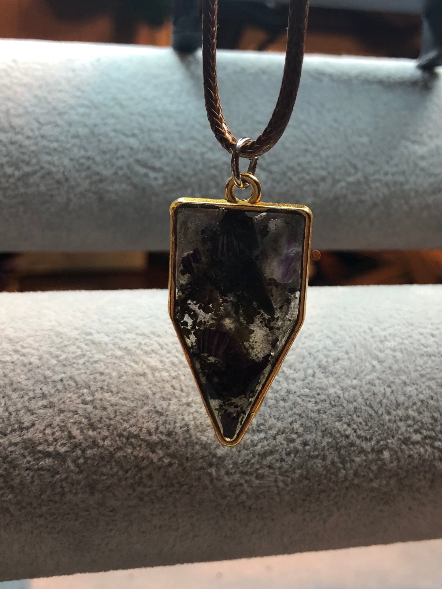Amethyst and Black Obsidian Necklace Jewelry