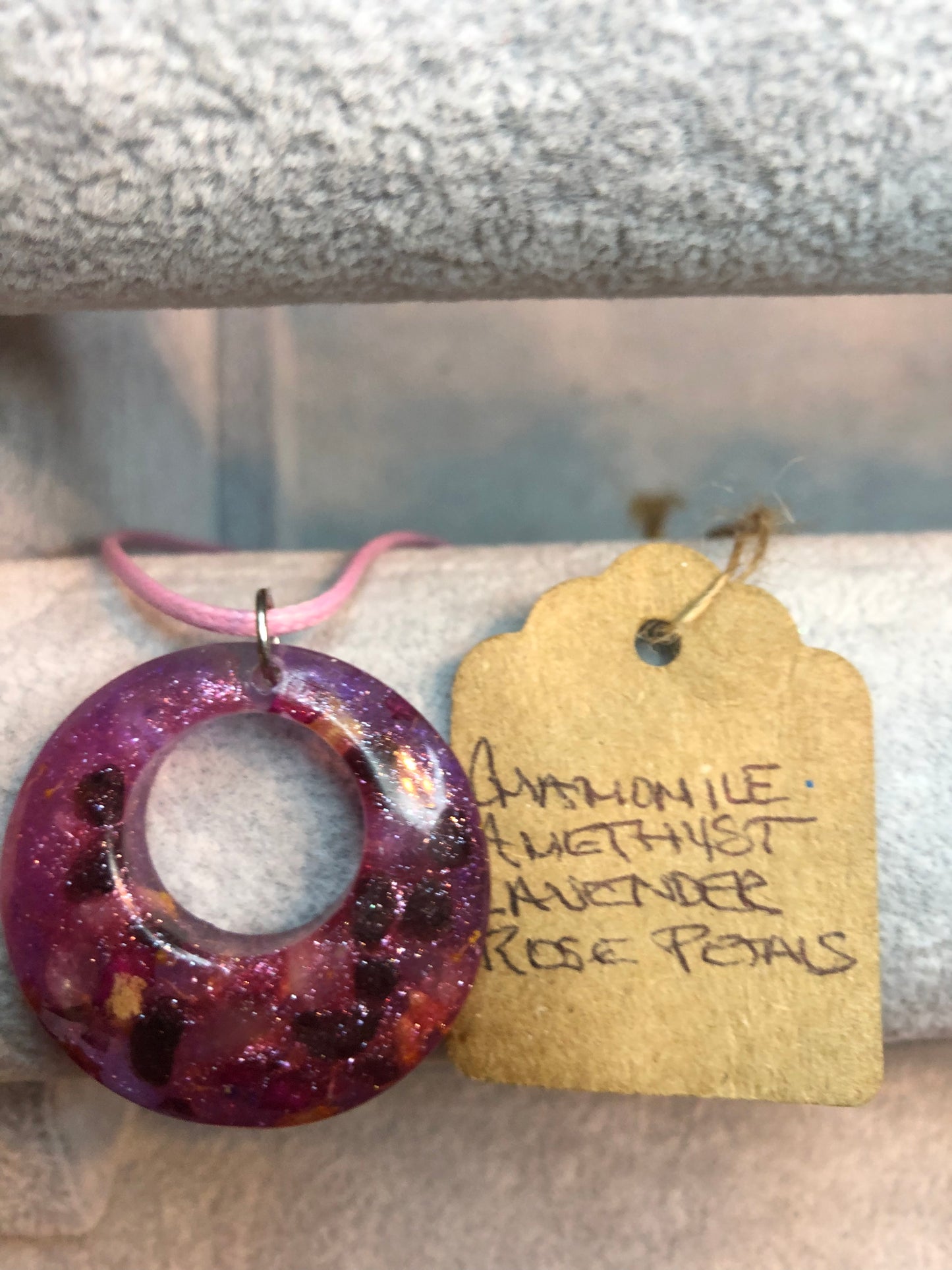 Amethyst and Lavender Necklace Jewelry