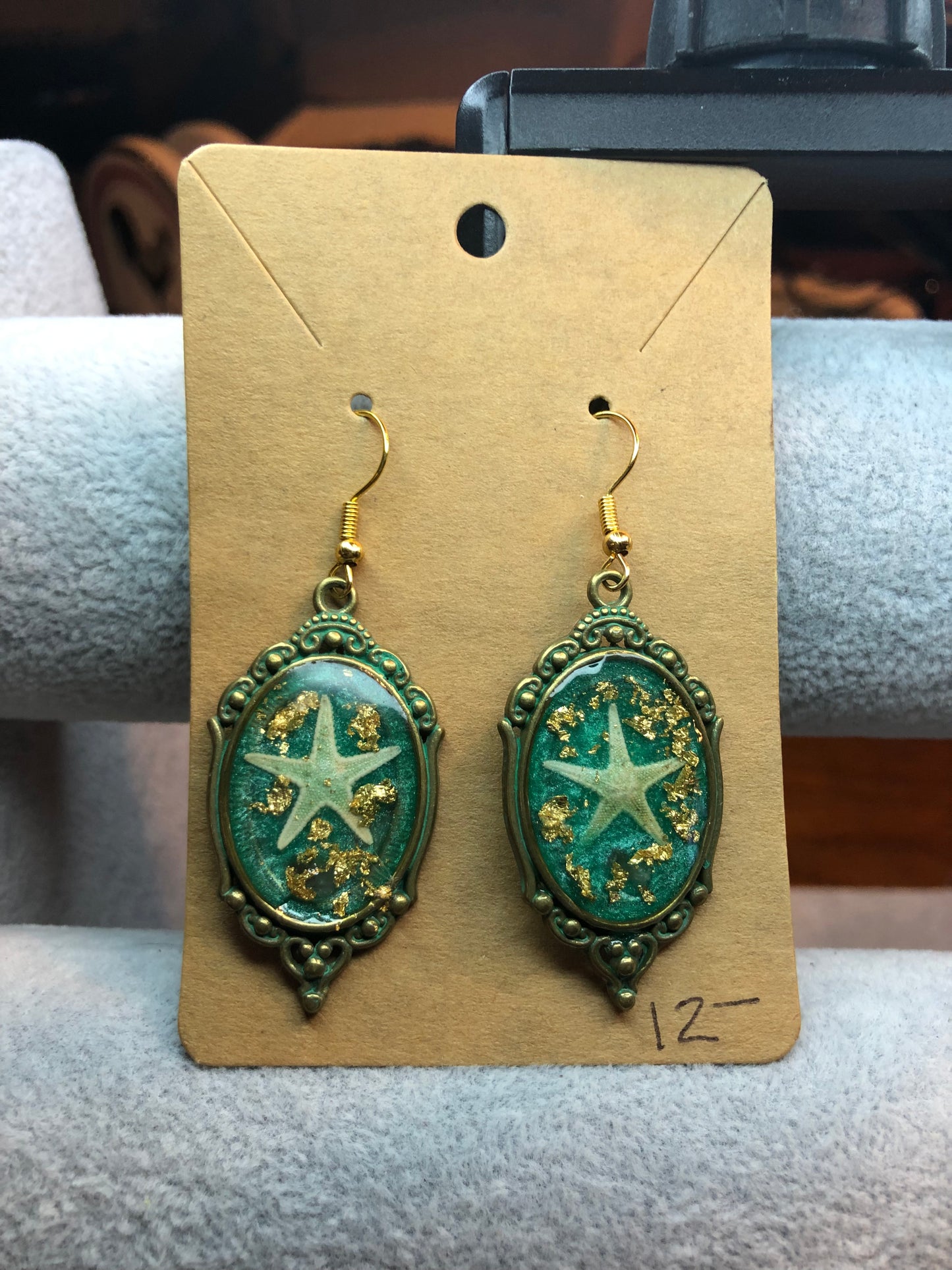 REAL Starfish Earrings Jewelry