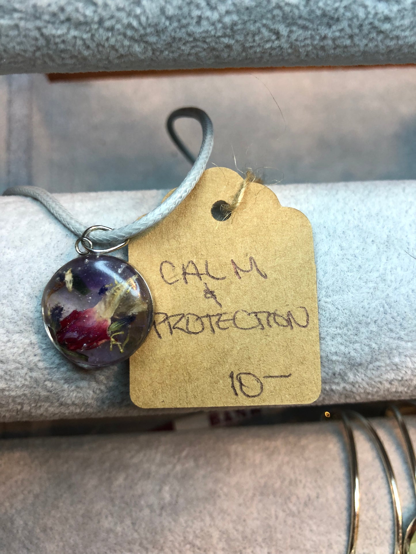 Amethyst and Lavender Necklace Jewelry