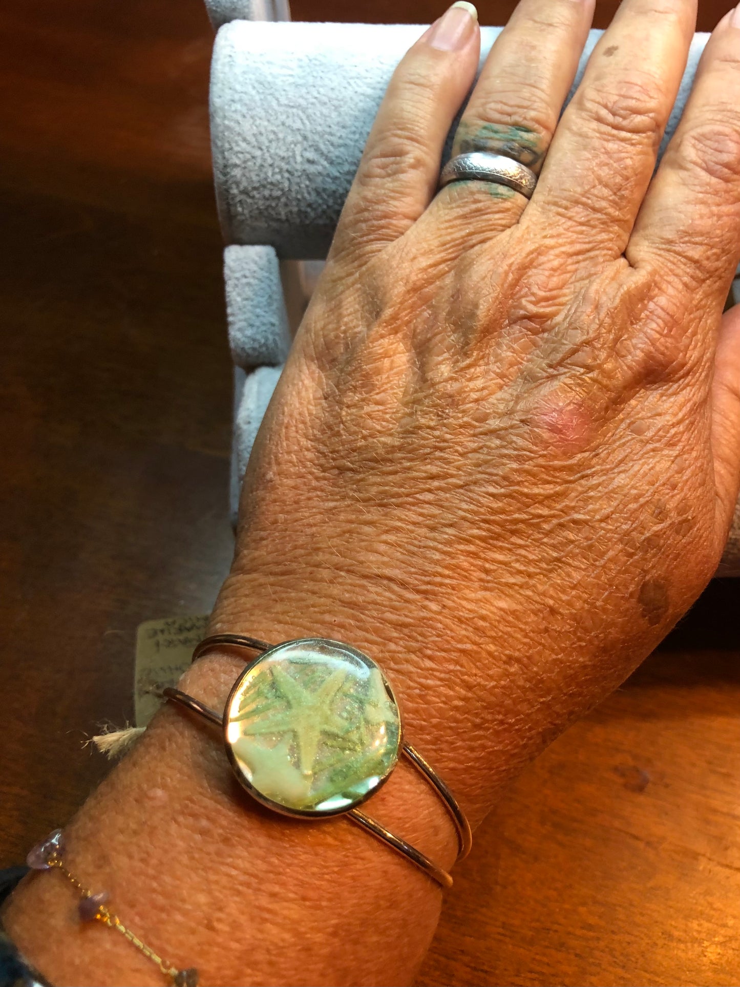 ***SOLD*** REAL Starfish and Coral Bracelet Jewelry