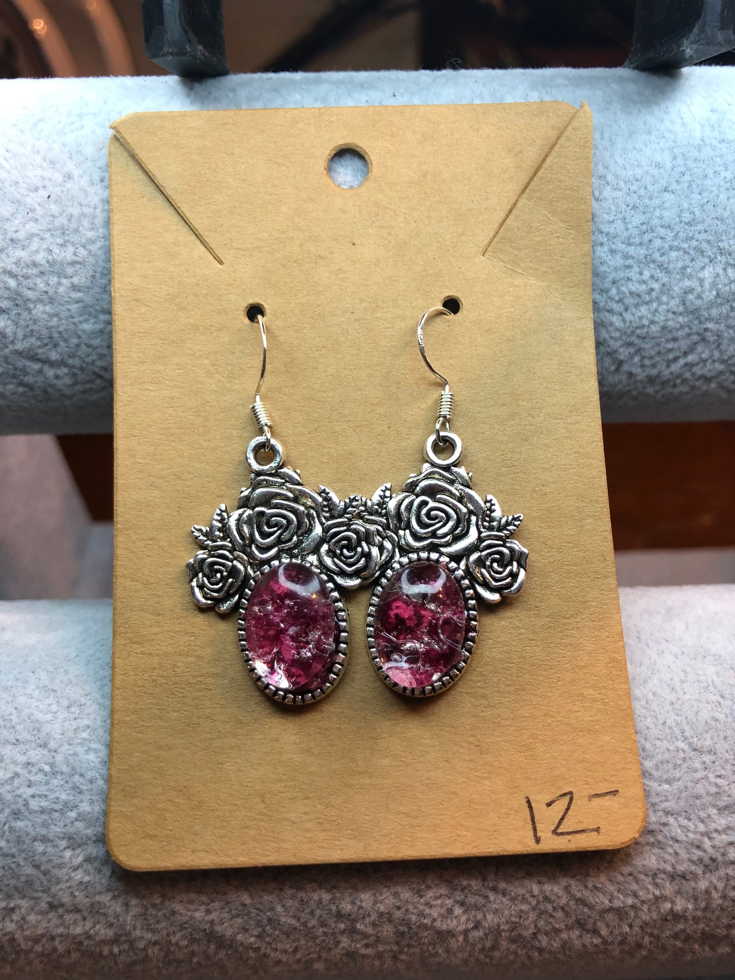 Rose Petal Earrings Jewelry