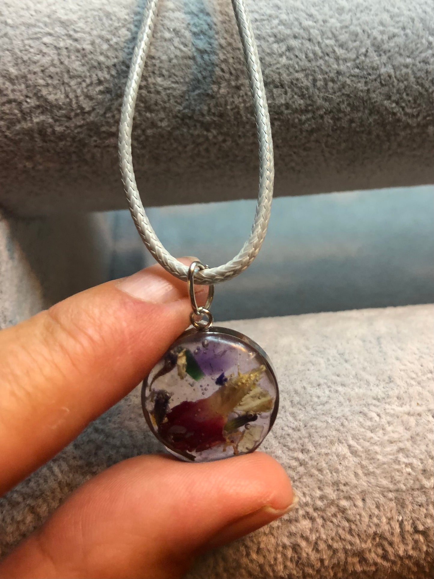 Amethyst and Lavender Necklace Jewelry