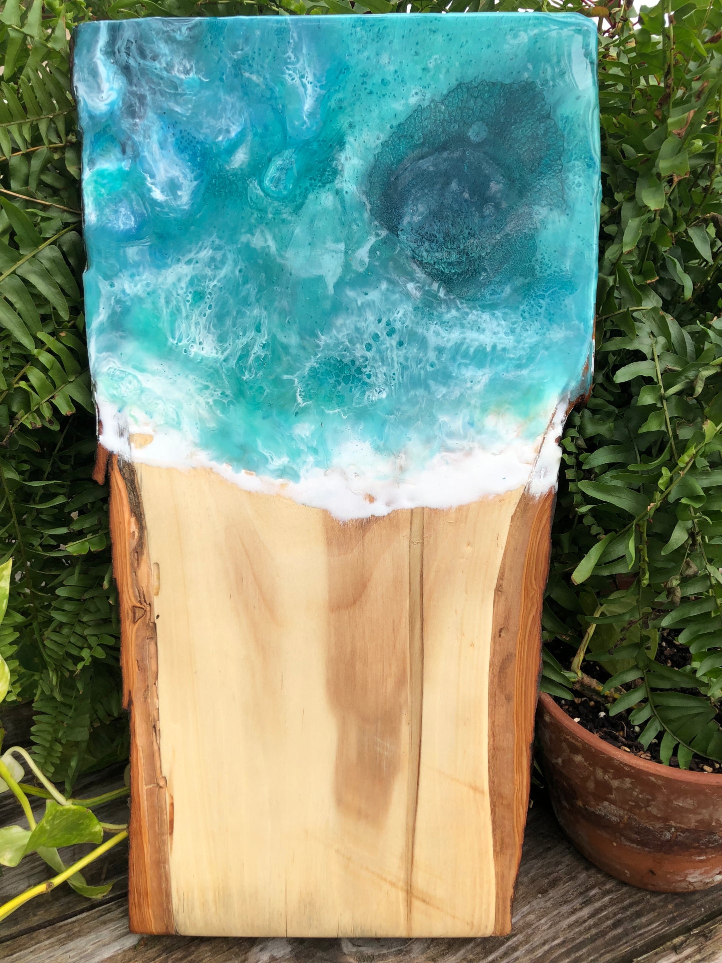 ***SOLD***Stunning Blue Hole Charcuterie Board