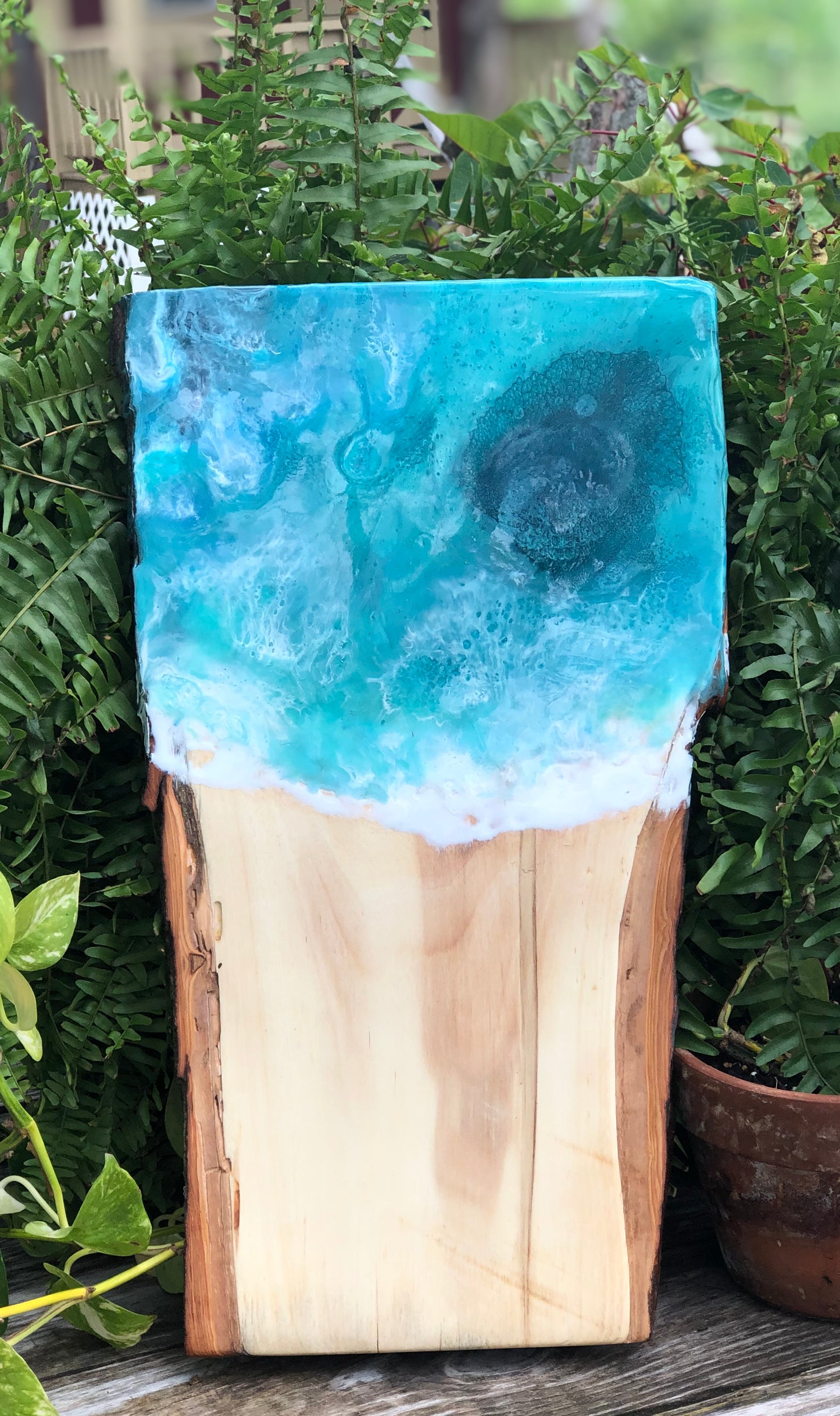 ***SOLD***Stunning Blue Hole Charcuterie Board