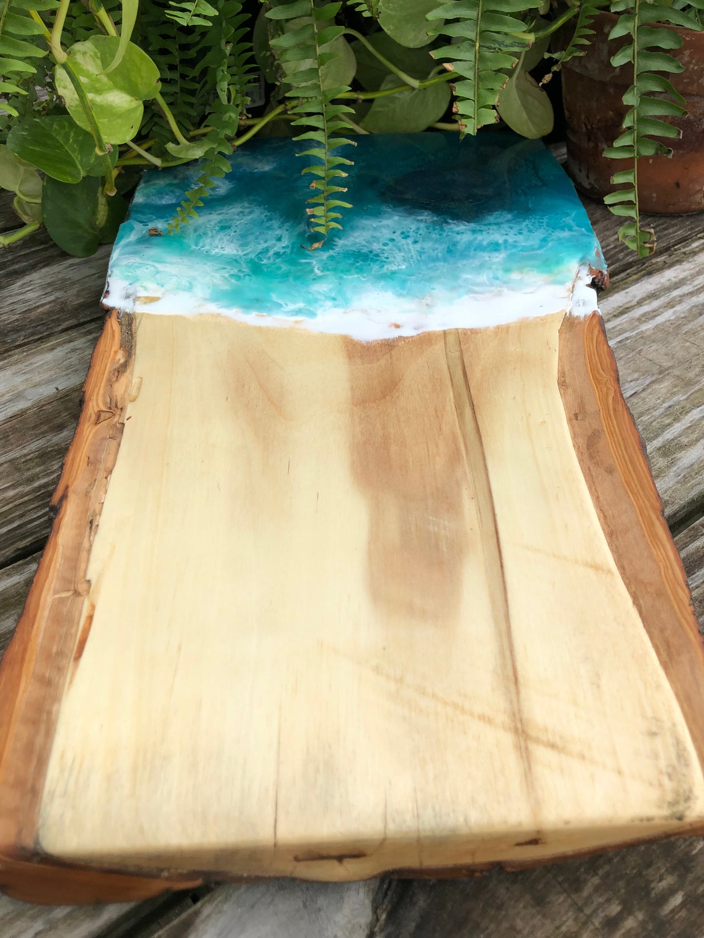 ***SOLD***Stunning Blue Hole Charcuterie Board