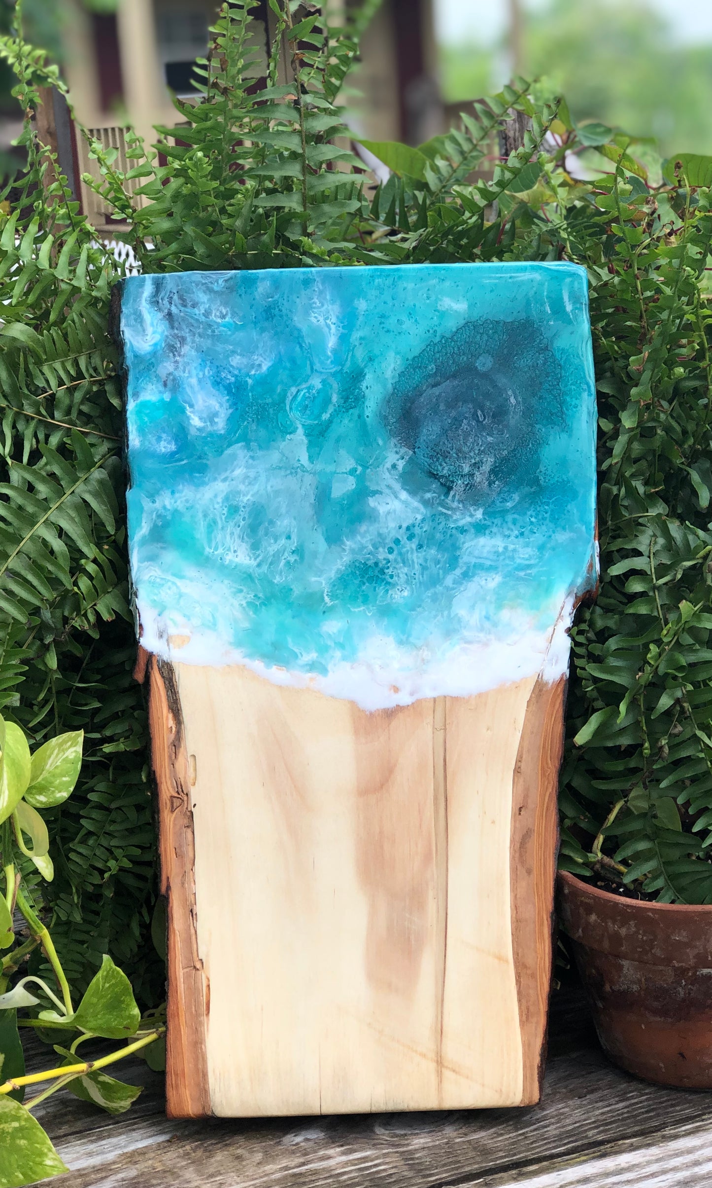 ***SOLD***Stunning Blue Hole Charcuterie Board