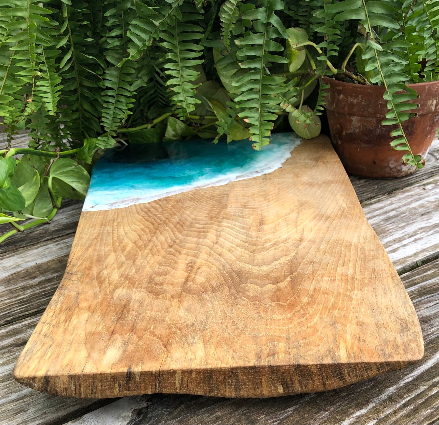 Large and HEAVY Blue Hole Charcuterie Board