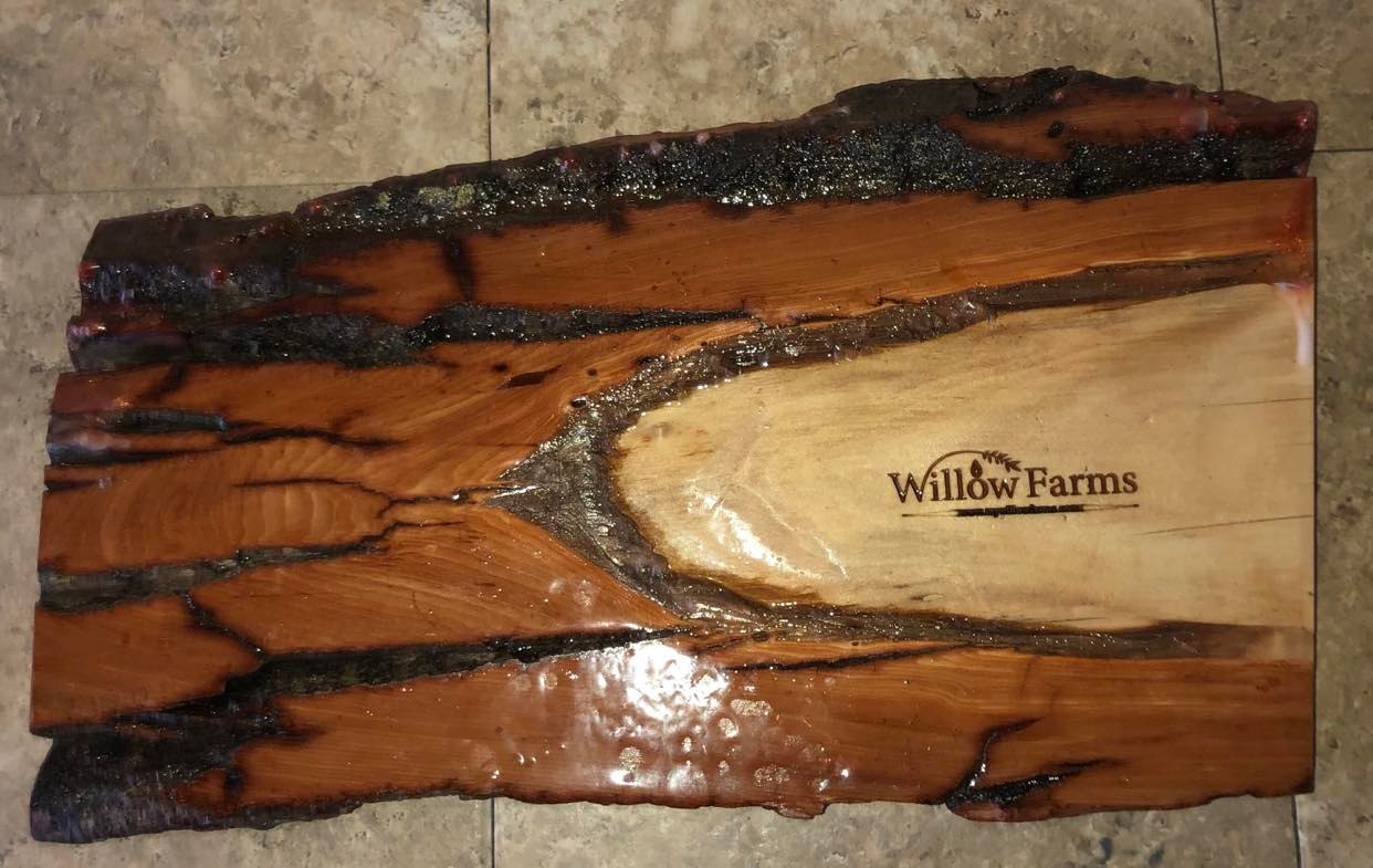 ***SOLD***Autumn Epoxy Art Charcuterie/Serving Board