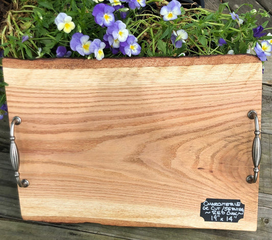 ****SOLD****Red Oak Charcuterie/Serving/Cutting Board