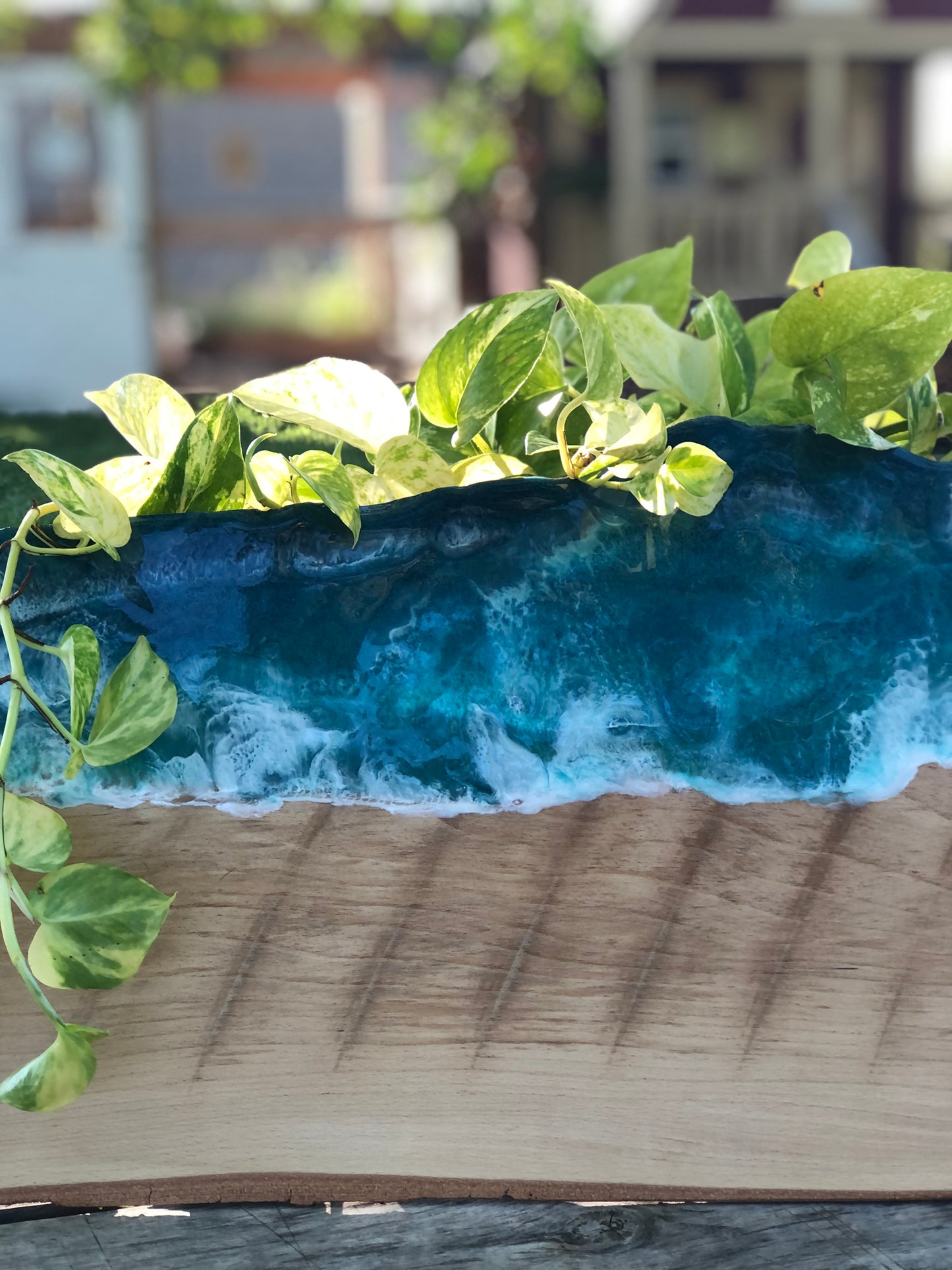 *** SOLD *** Stormy Caribbean Charcuterie Board