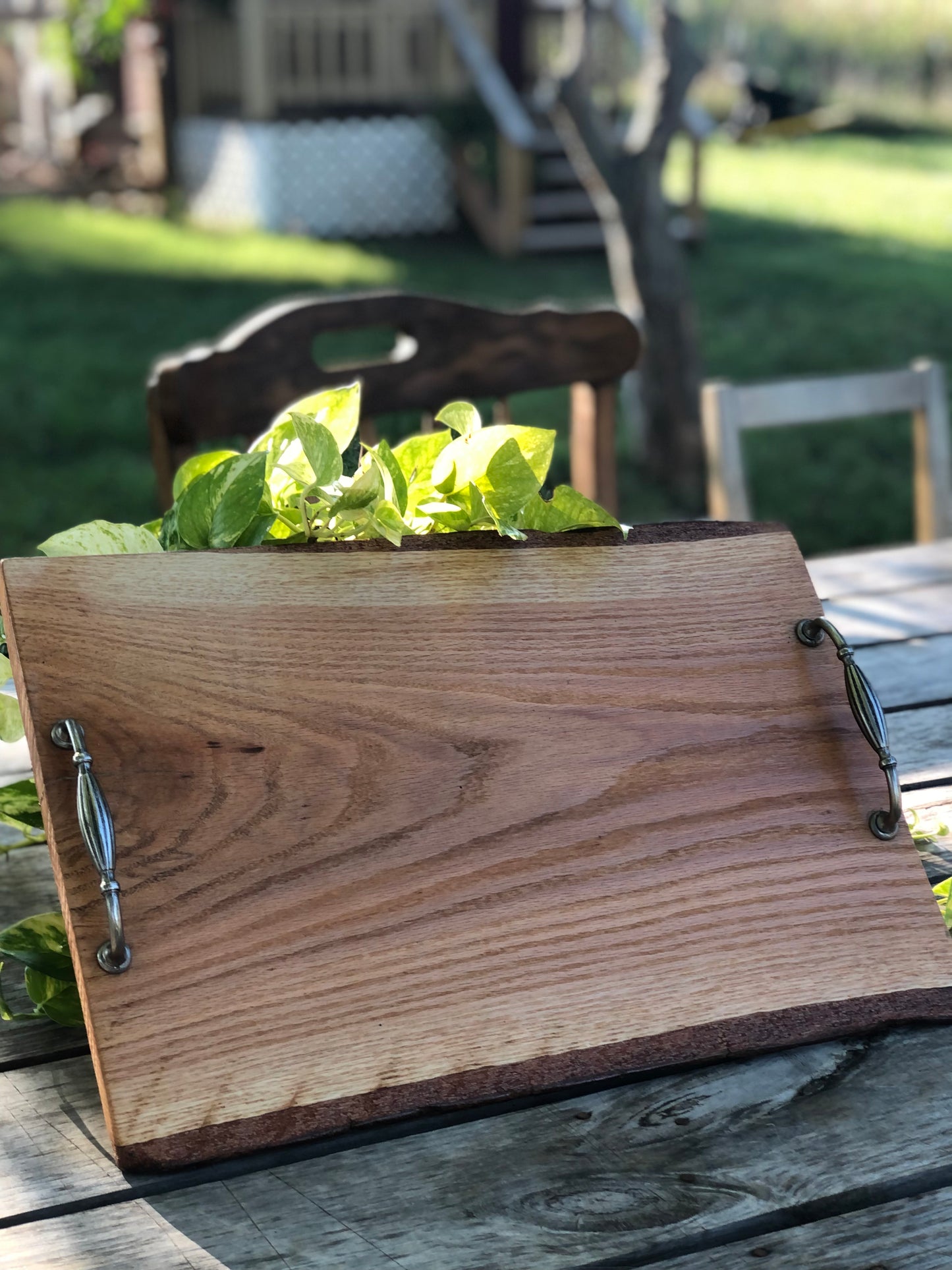 ****SOLD****Red Oak Charcuterie/Serving/Cutting Board