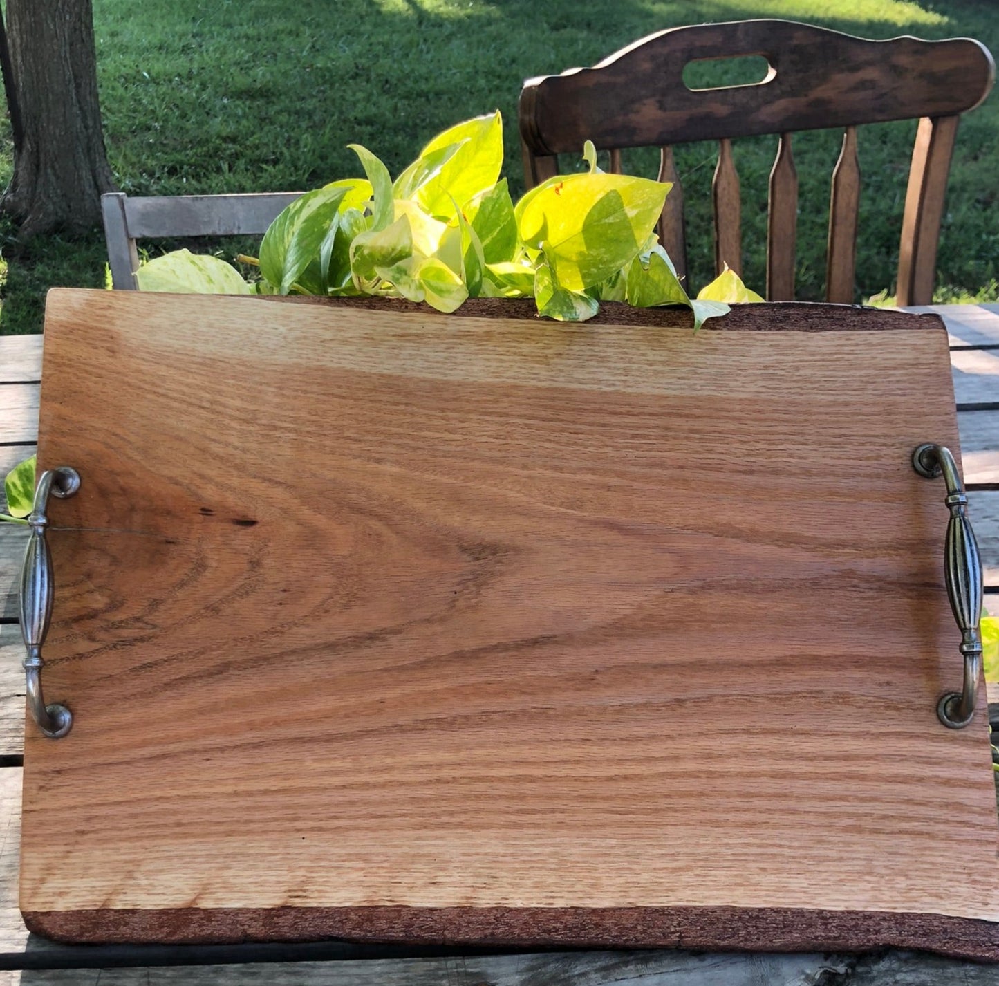 ****SOLD****Red Oak Charcuterie/Serving/Cutting Board