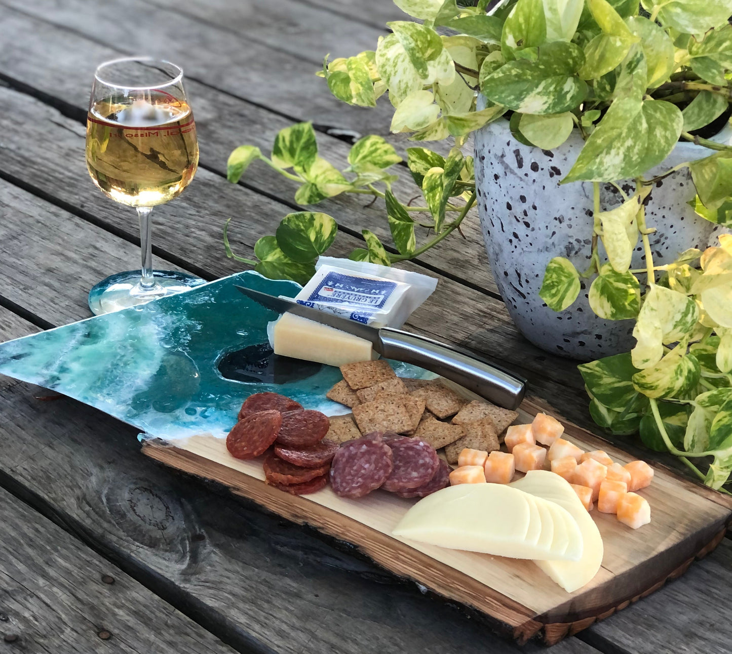 ****SOLD****Australian Blue Hole Charcuterie Board