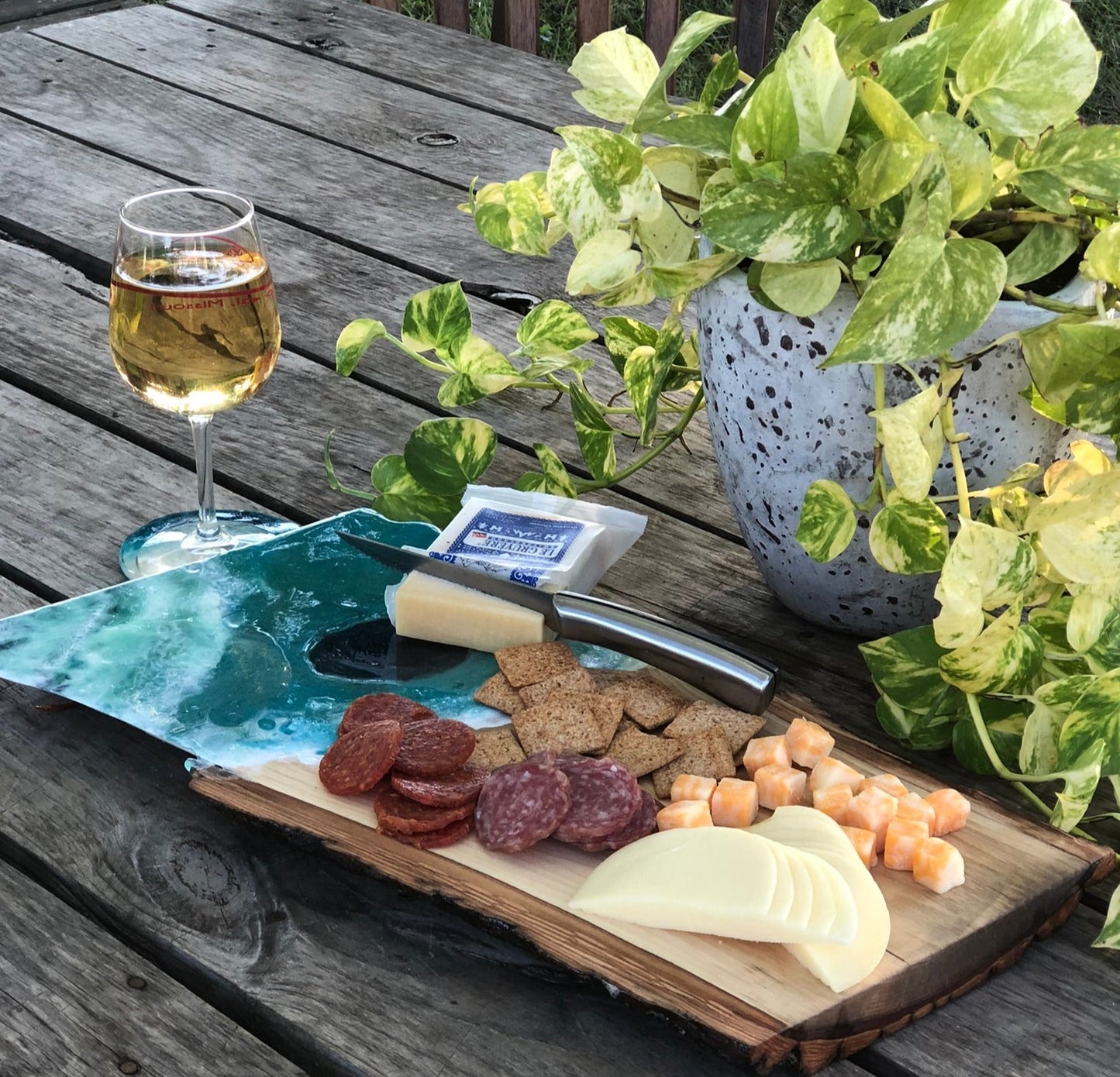 ****SOLD****Australian Blue Hole Charcuterie Board