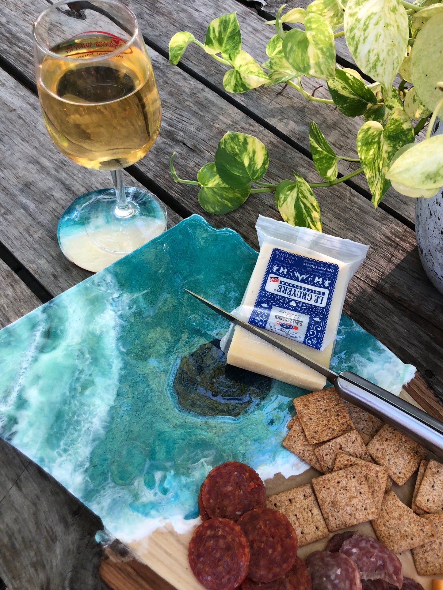 ****SOLD****Australian Blue Hole Charcuterie Board