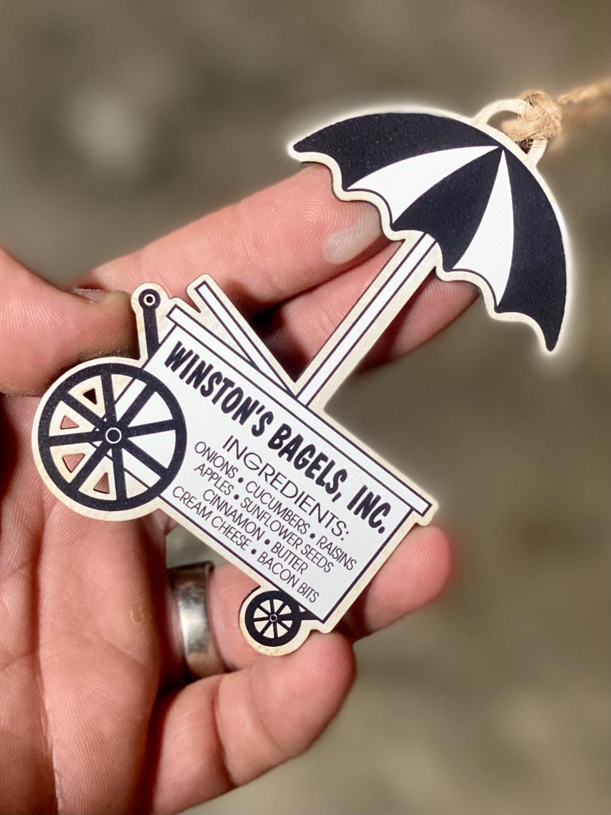 Winston's Bagel's (TM) Ornament