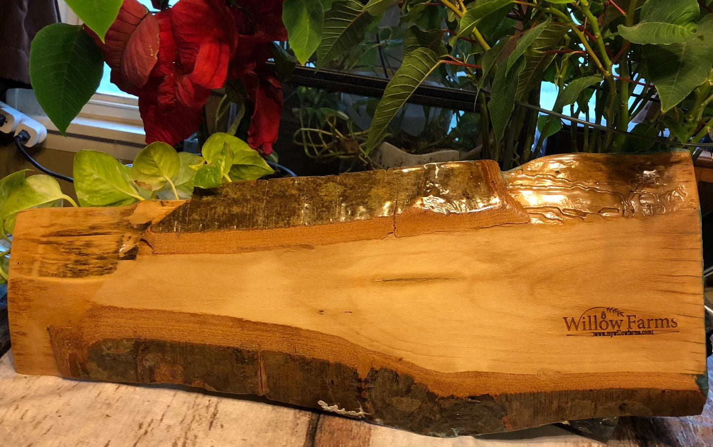 ***SOLD*** Caribbean Style Beach Art Epoxy Charcuterie/Serving Board